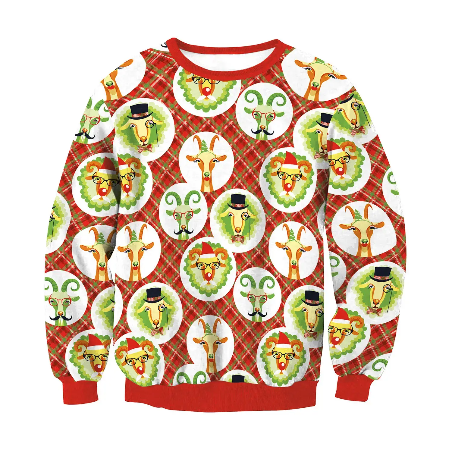 2024 Christmas Digital Printed Sweatshirt Women Plus Size - Image 21