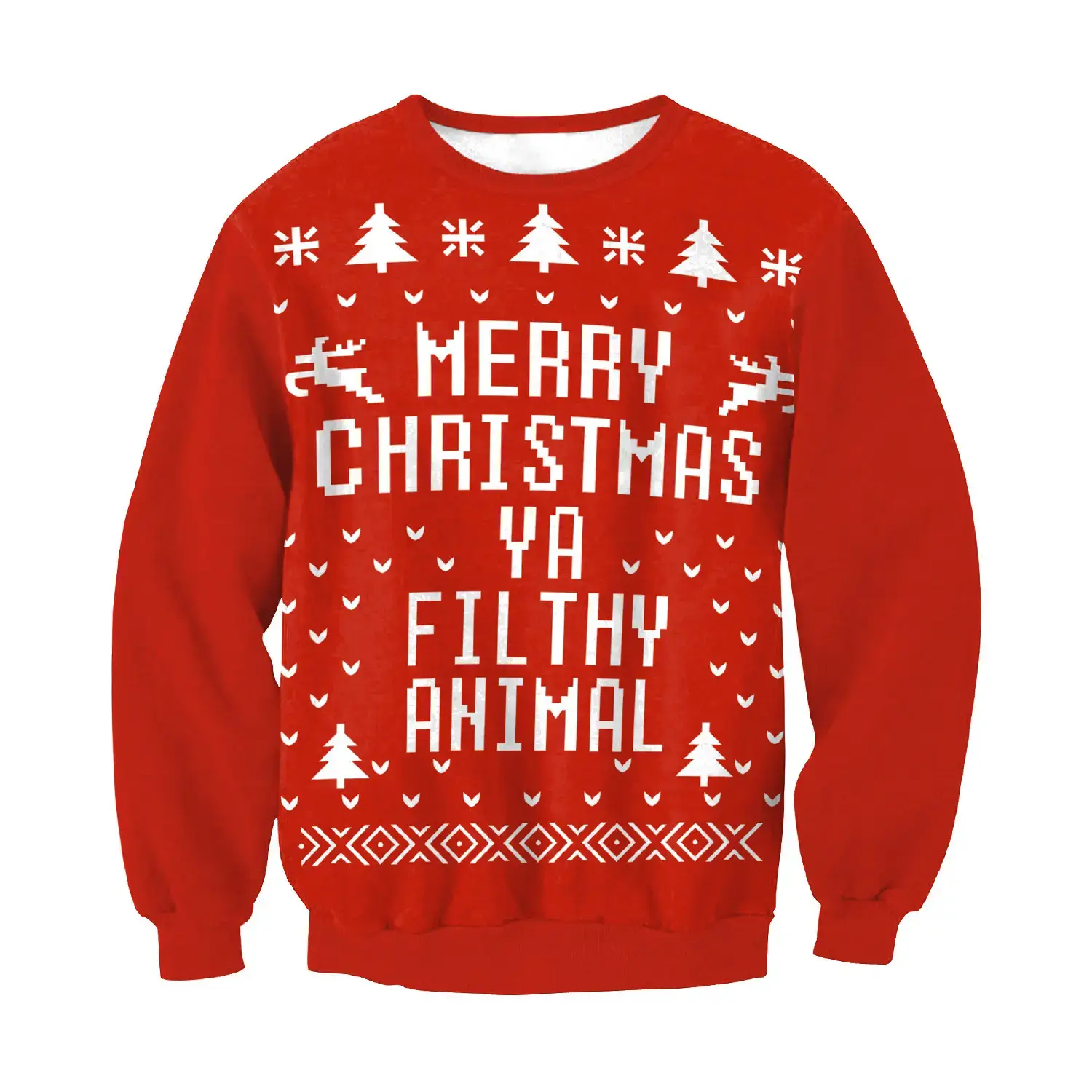 2024 Christmas Digital Printed Sweatshirt Women Plus Size - Image 22