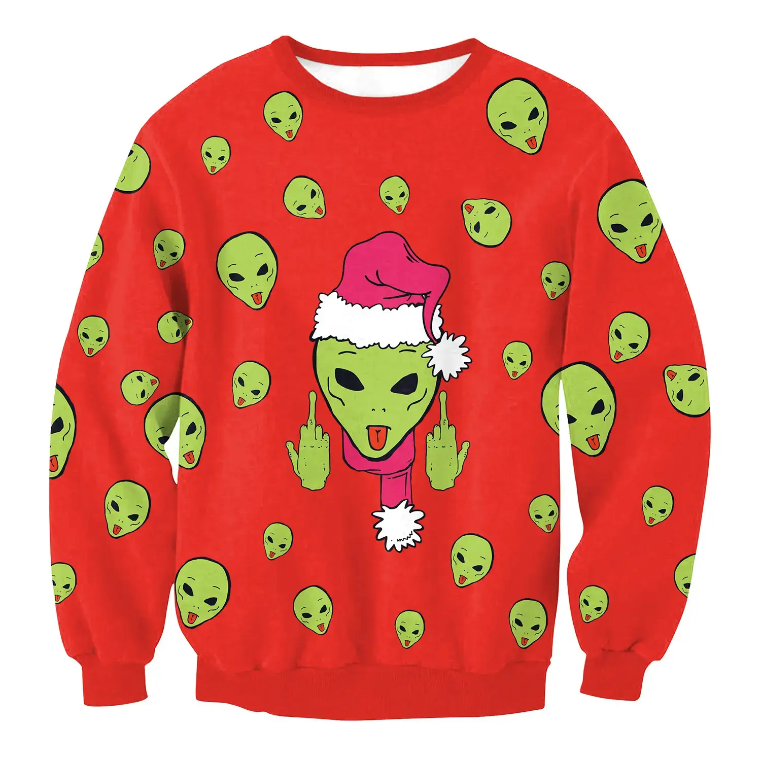 2024 Christmas Digital Printed Sweatshirt Women Plus Size - Image 26