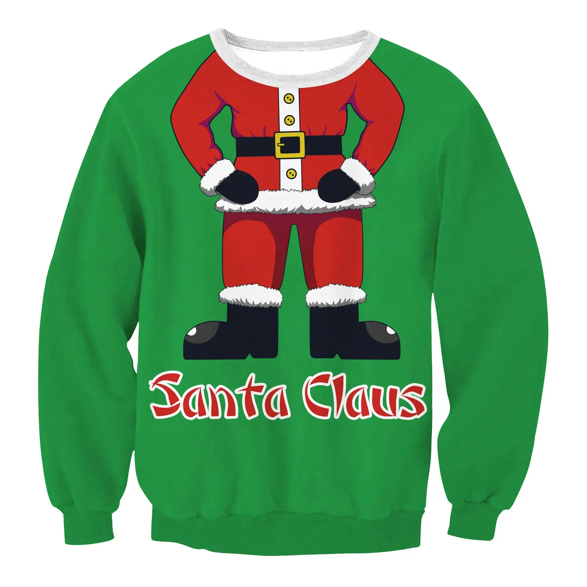 2024 Christmas Digital Printed Sweatshirt Women Plus Size - Image 3