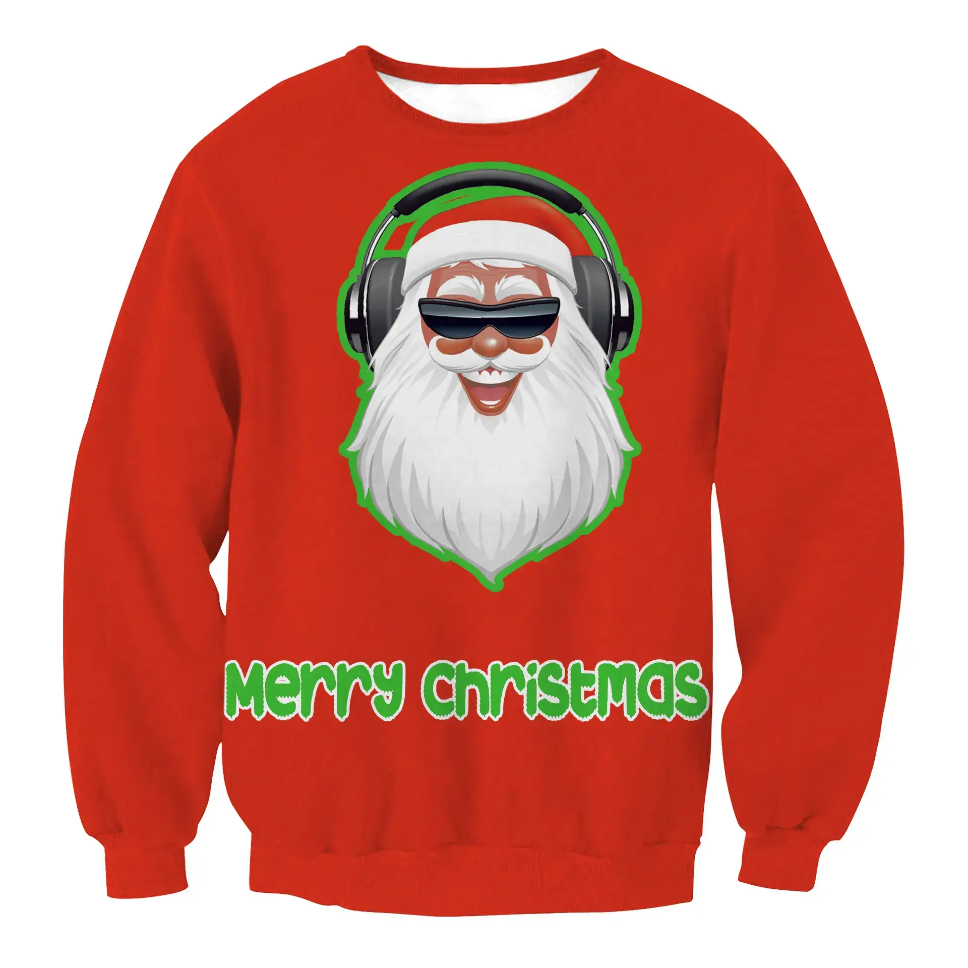 2024 Christmas Digital Printed Sweatshirt Women Plus Size - Image 6