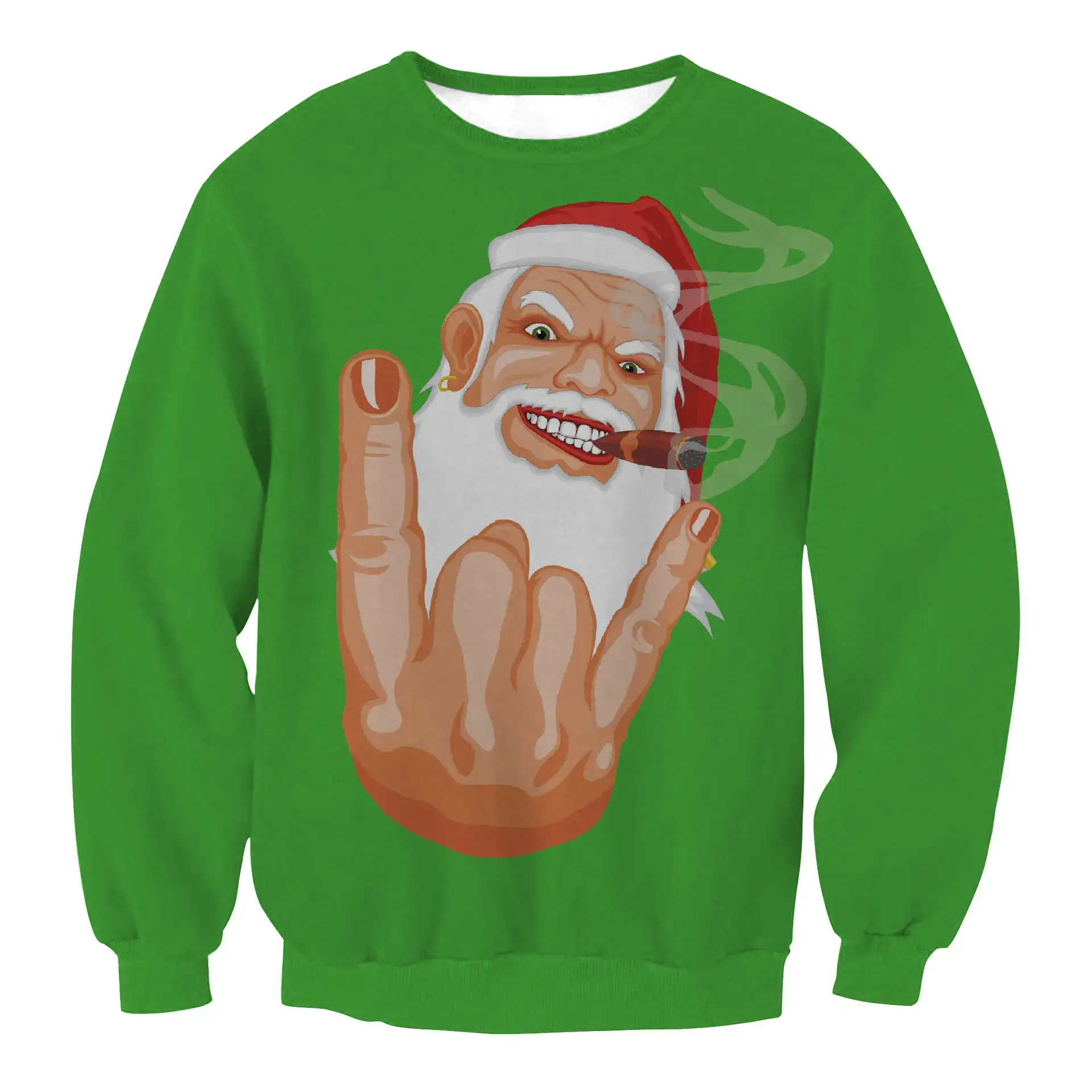 2024 Christmas Digital Printed Sweatshirt Women Plus Size - Image 8