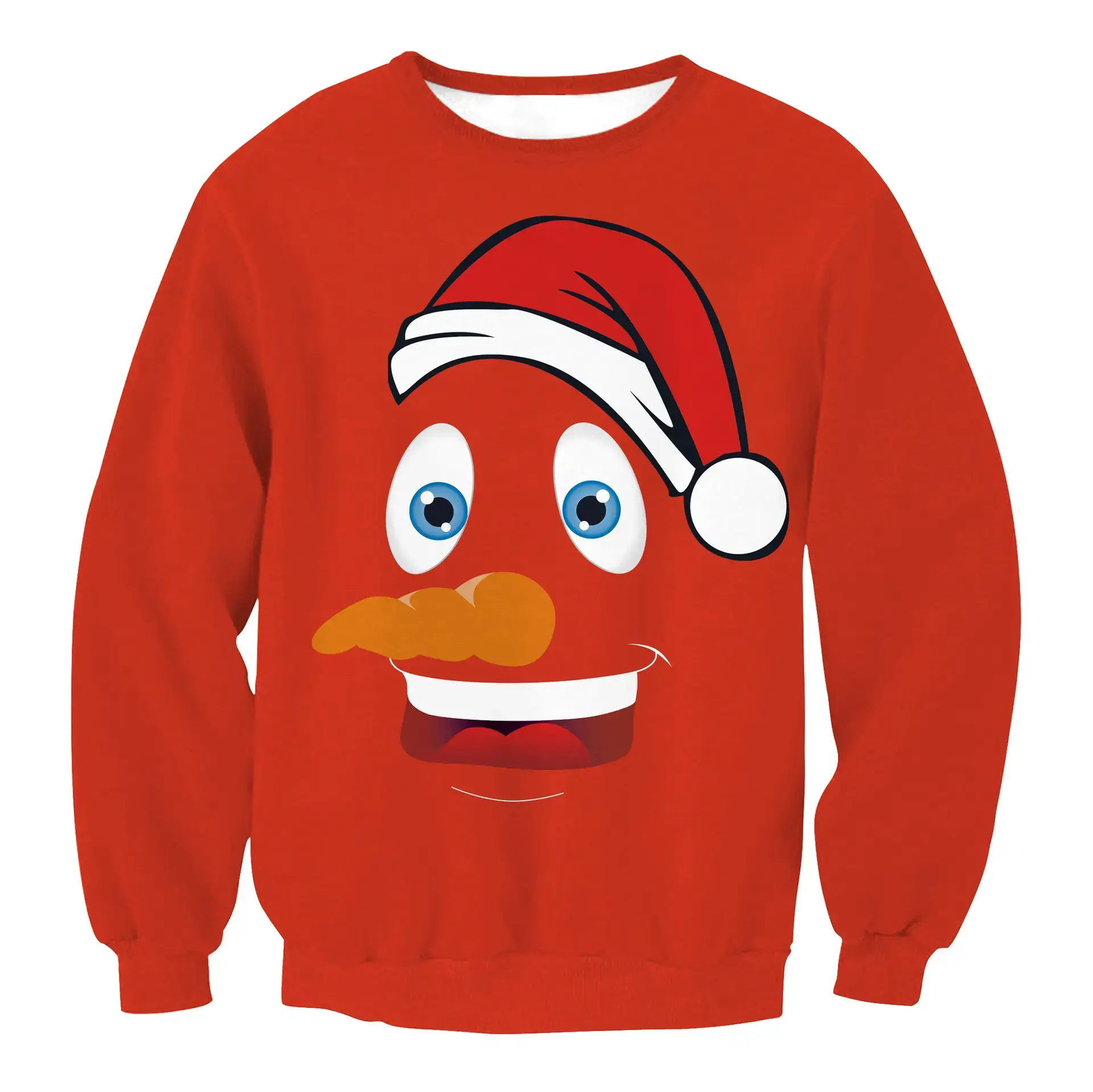 2024 Christmas Digital Printed Sweatshirt Women Plus Size - Image 9
