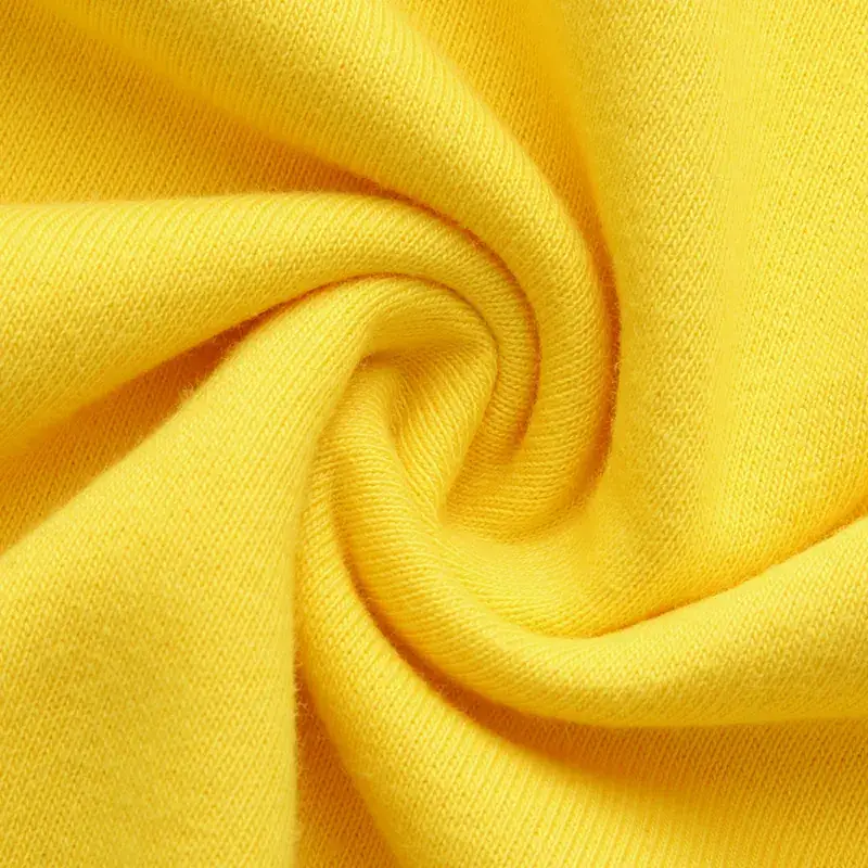 2024 Kids Sweatshirt Set Yellow Solid Color Long Sleeve - Image 13