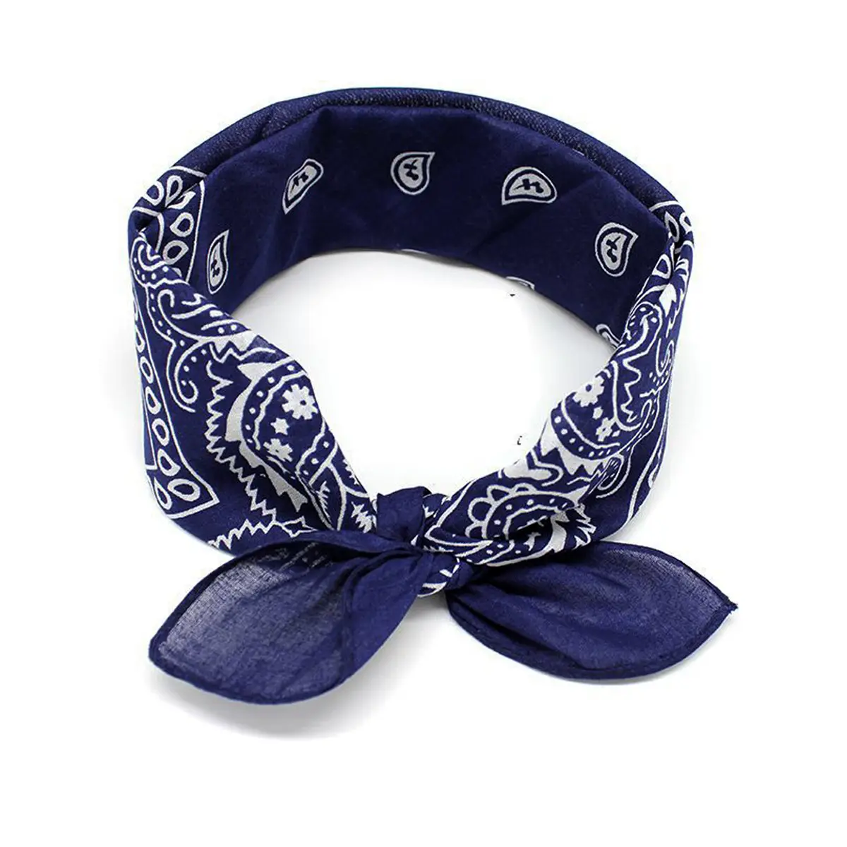 Green Embroidered Korean Style Hair Band with Silk Scarf Design - Image 6