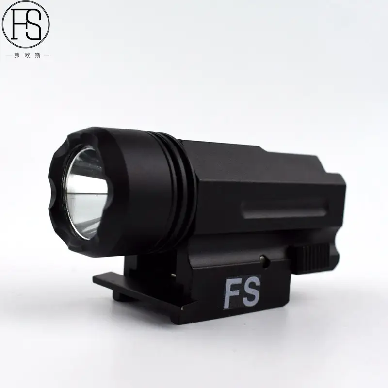 Tactical X100 LED Flashlight 20mm Track Clip - Image 4