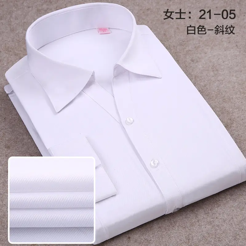 Pink Polo Button Collar Shirt for Women - Image 5