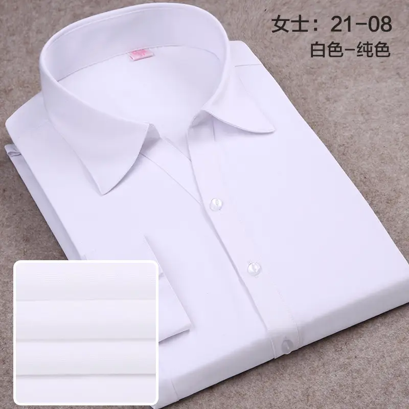 Pink Polo Button Collar Shirt for Women - Image 7