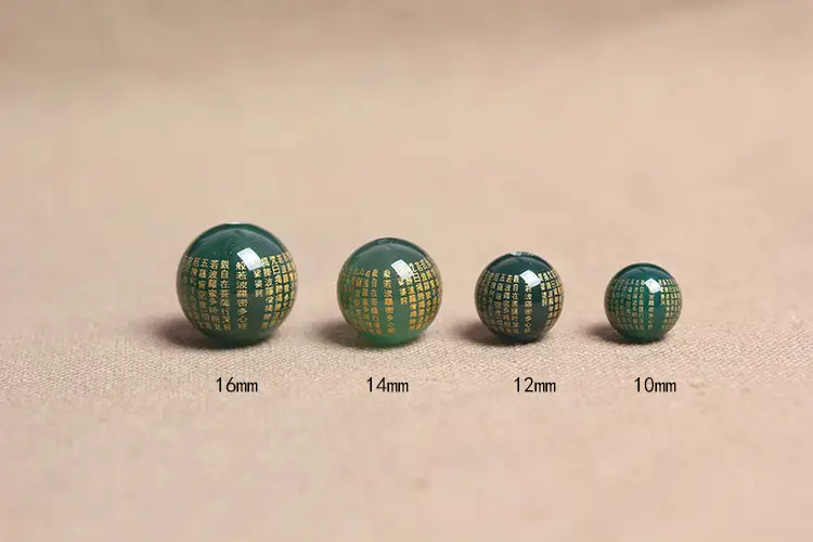Agate Heart Sutra Beads for Jewelry DIY Wholesale - Image 4