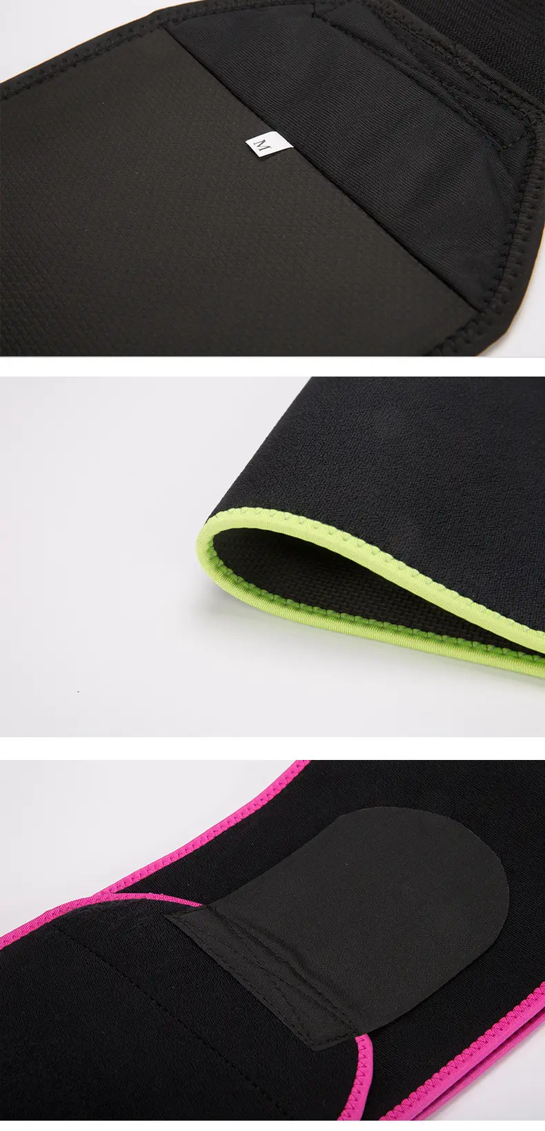 Cross-Border Fitness Belt Black Yellow Waist Support Sports Belt — feature 15