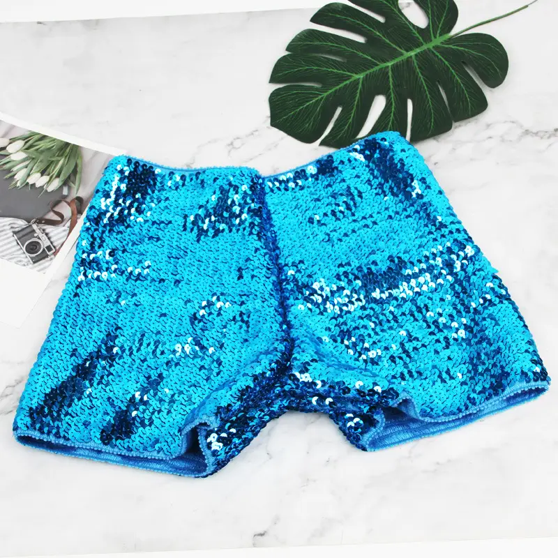 Multi Color Sequin Shorts for Women Party Wear