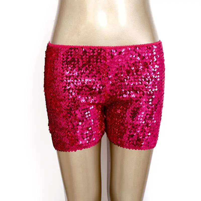 Multi Color Sequin Shorts for Women Party Wear