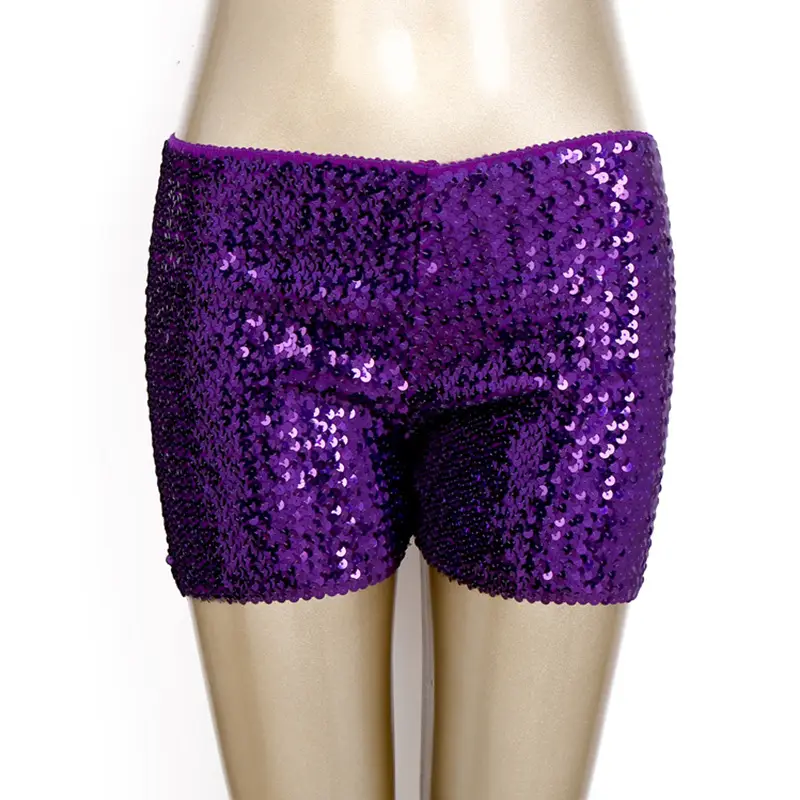 Multi Color Sequin Shorts for Women Party Wear