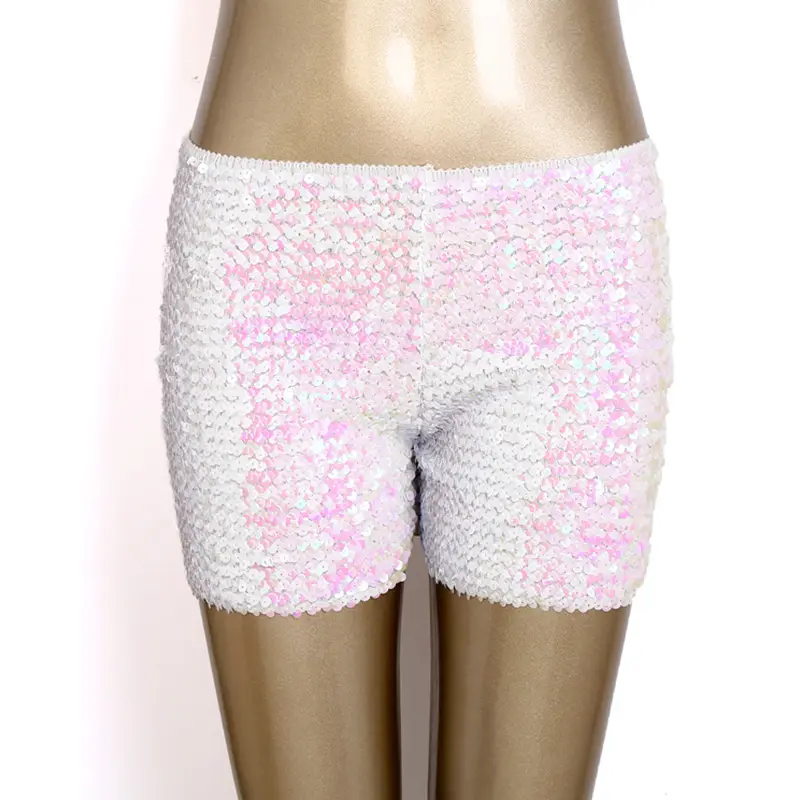 Multi Color Sequin Shorts for Women Party Wear