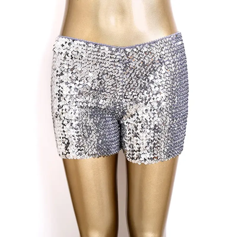 Multi Color Sequin Shorts for Women Party Wear