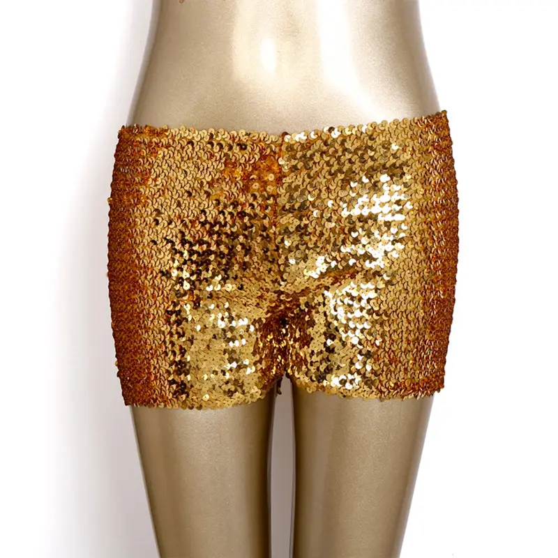 Multi Color Sequin Shorts for Women Party Wear