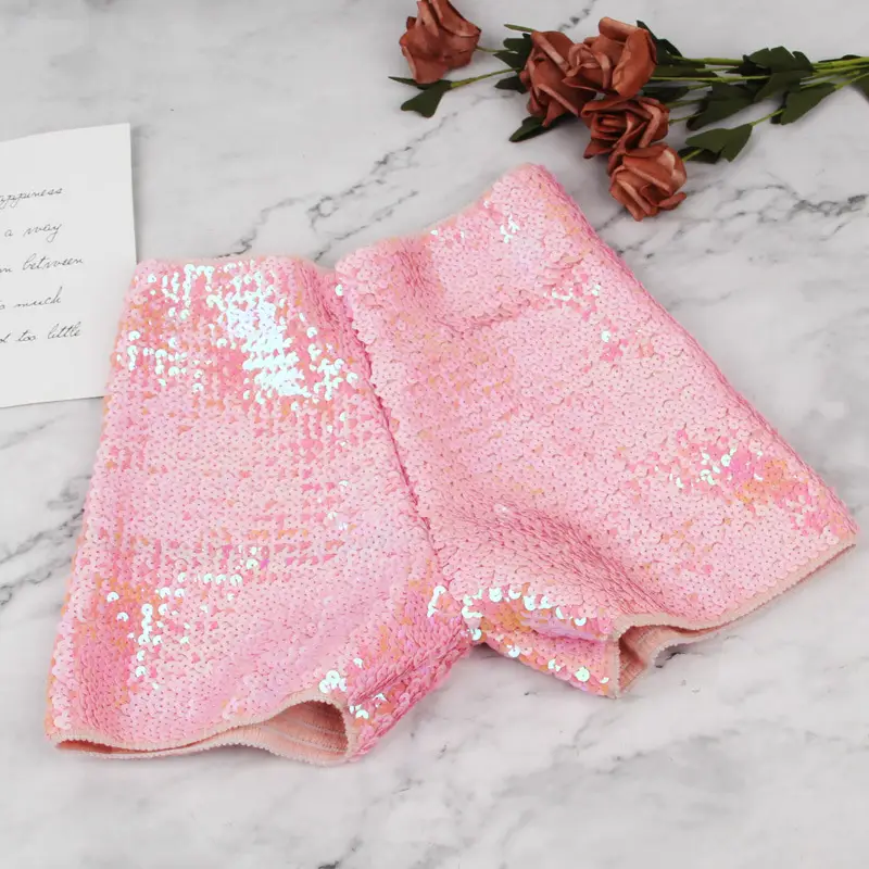 Multi Color Sequin Shorts for Women Party Wear