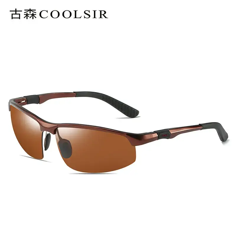 Men Polarized Sunglasses Blue Mirror Aluminum Magnesium Sports Riding - Image 14