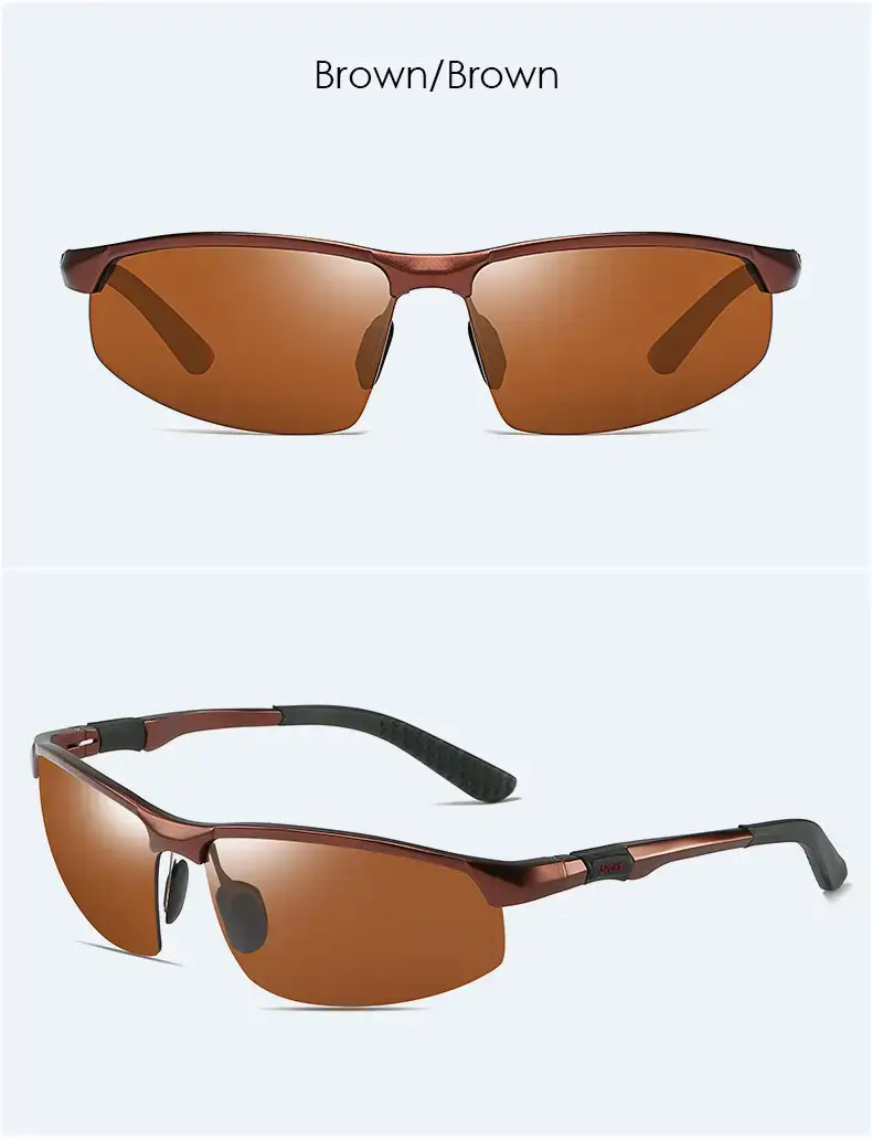 Men Polarized Sunglasses Blue Mirror Aluminum Magnesium Sports Riding — feature 13