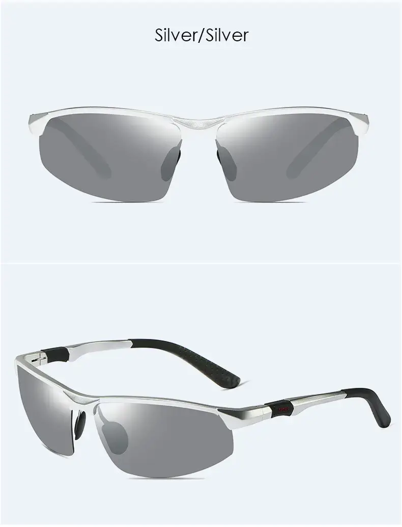 Men Polarized Sunglasses Blue Mirror Aluminum Magnesium Sports Riding — feature 14