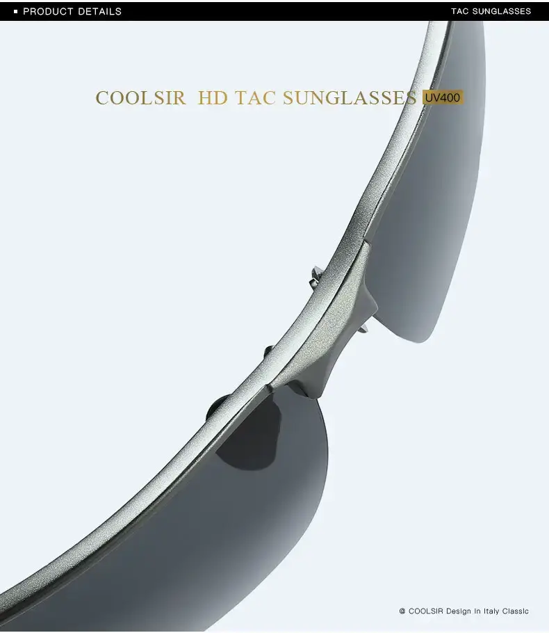 Men Polarized Sunglasses Blue Mirror Aluminum Magnesium Sports Riding — feature 21