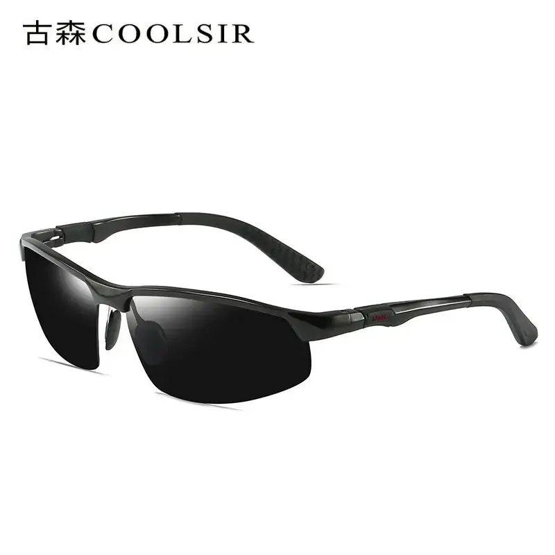 Men Polarized Sunglasses Blue Mirror Aluminum Magnesium Sports Riding
