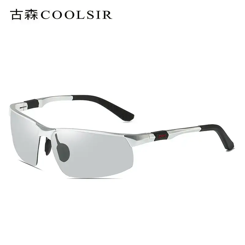 Men Polarized Sunglasses Blue Mirror Aluminum Magnesium Sports Riding - Image 9