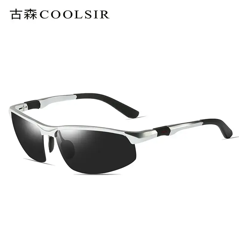 Men Polarized Sunglasses Blue Mirror Aluminum Magnesium Sports Riding - Image 3