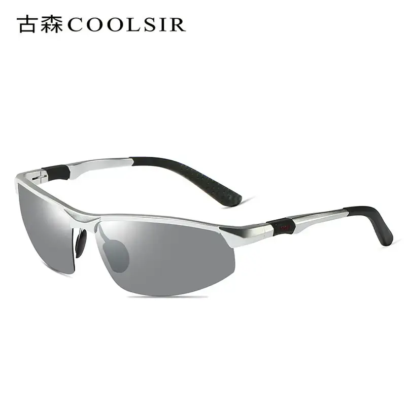 Men Polarized Sunglasses Blue Mirror Aluminum Magnesium Sports Riding - Image 5