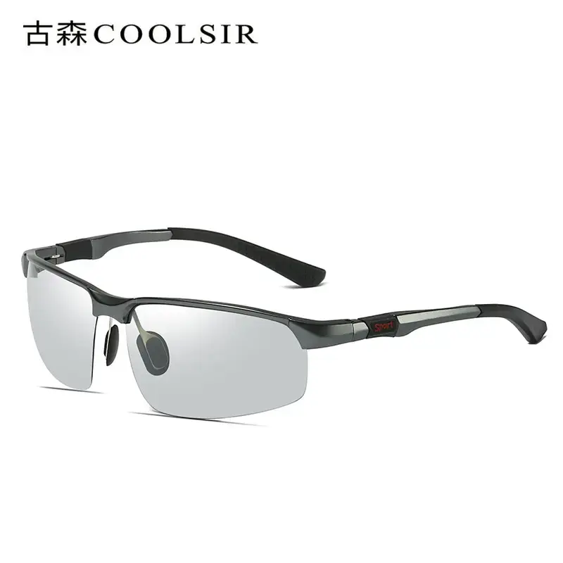 Men Polarized Sunglasses Blue Mirror Aluminum Magnesium Sports Riding - Image 8
