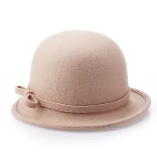 Ladies Felt Bow Hat Autumn Winter Pure Wool — feature 11