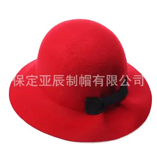 Ladies Felt Bow Hat Autumn Winter Pure Wool — feature 25