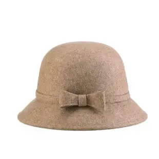 Ladies Felt Bow Hat Autumn Winter Pure Wool — feature 9