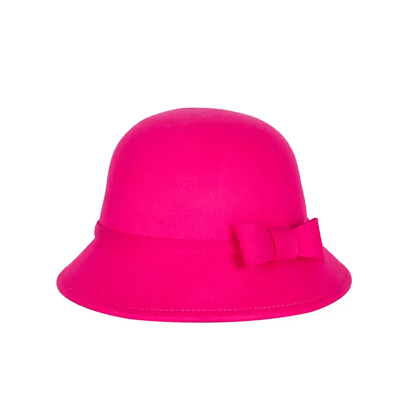Ladies Felt Bow Hat Autumn Winter Pure Wool - Image 10
