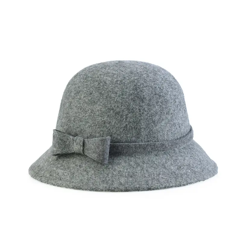 Ladies Felt Bow Hat Autumn Winter Pure Wool - Image 15