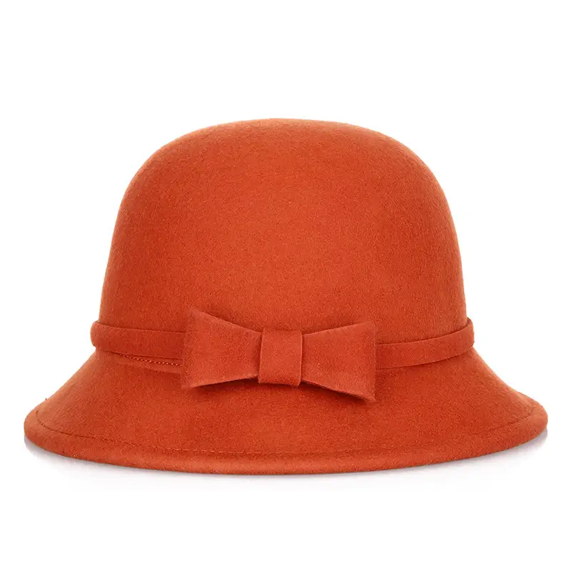 Ladies Felt Bow Hat Autumn Winter Pure Wool - Image 18