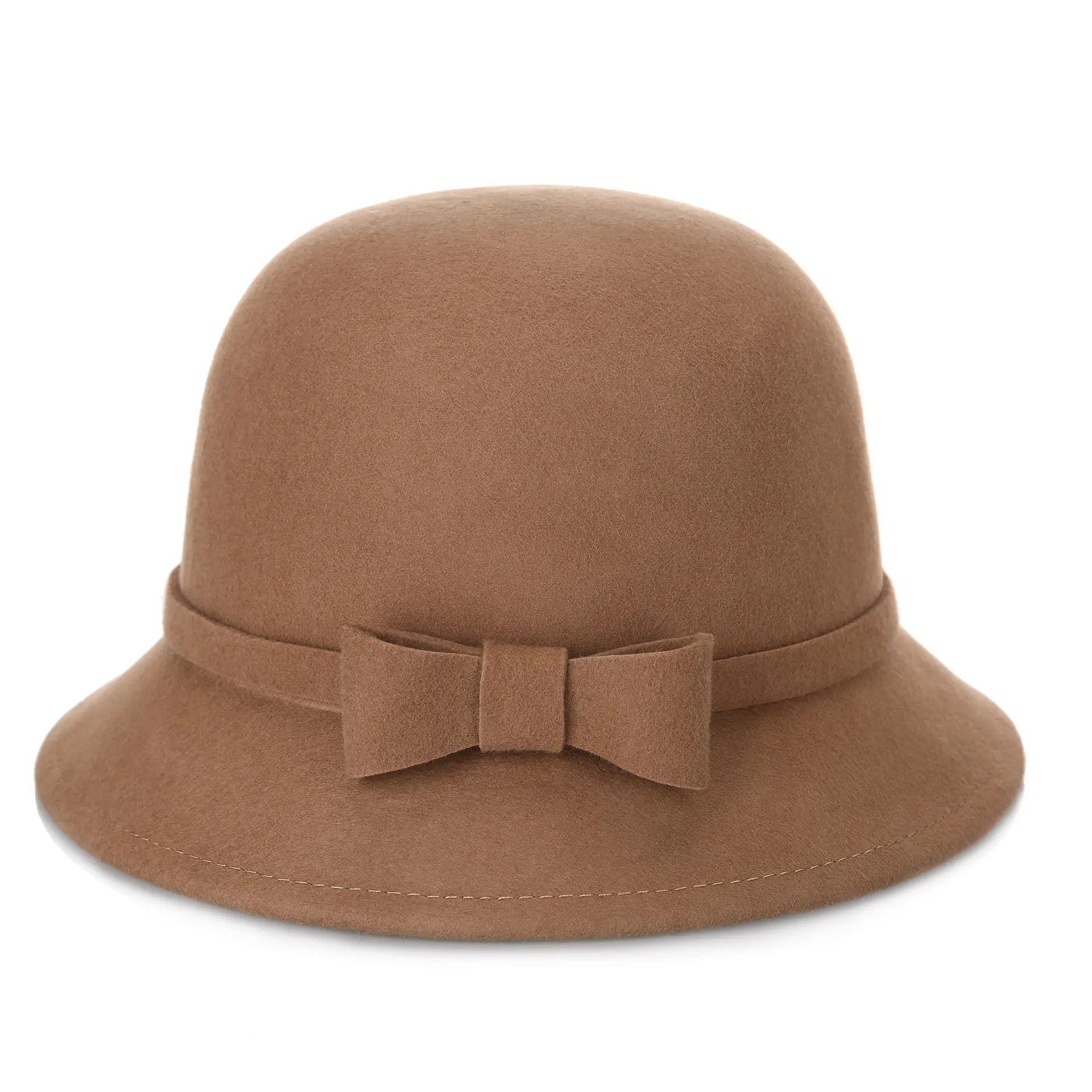 Ladies Felt Bow Hat Autumn Winter Pure Wool - Image 19