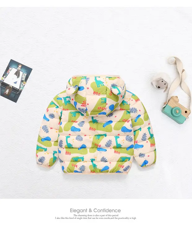 Korean Style Cartoon Hooded Puffer Jacket for Kids 2025 — feature 19
