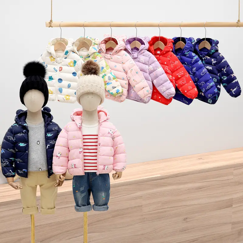 Korean Style Cartoon Hooded Puffer Jacket for Kids 2025 — feature 2