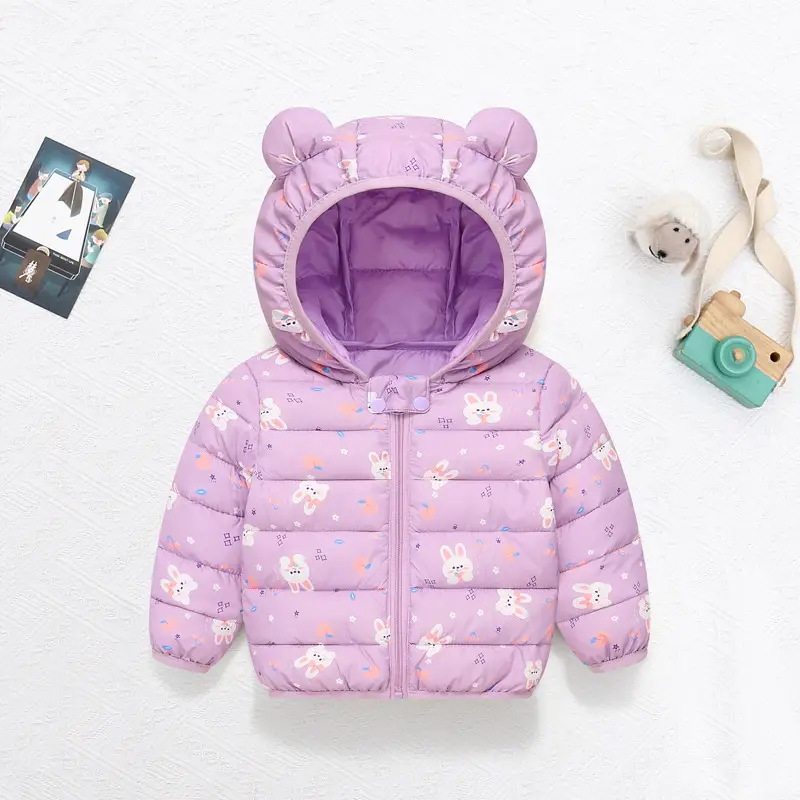 Korean Style Cartoon Hooded Puffer Jacket for Kids 2025 — feature 29