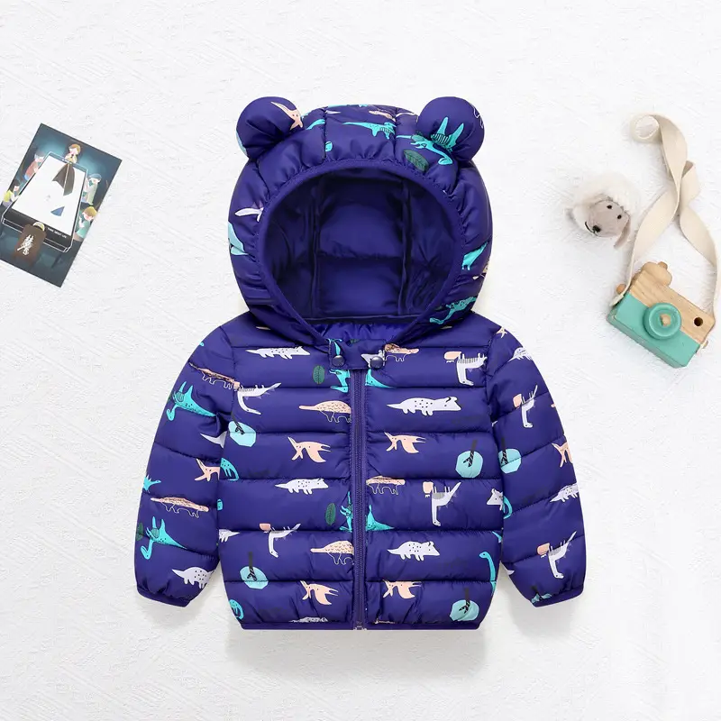Korean Style Cartoon Hooded Puffer Jacket for Kids 2025 — feature 30