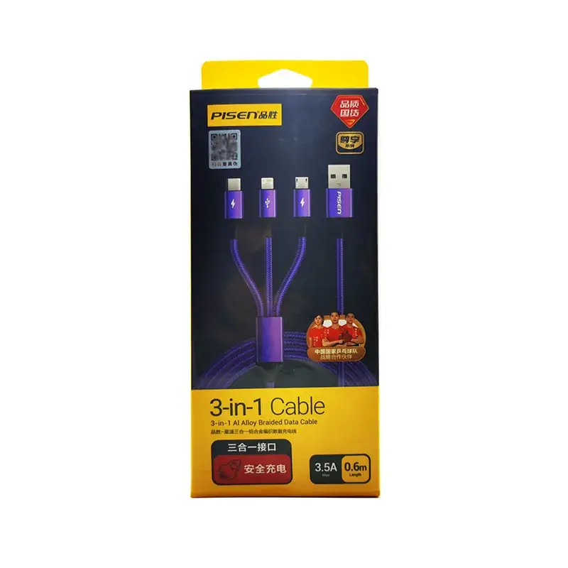 3-in-1 Fast Charging Cable 6A Android Apple Type-C - Image 18
