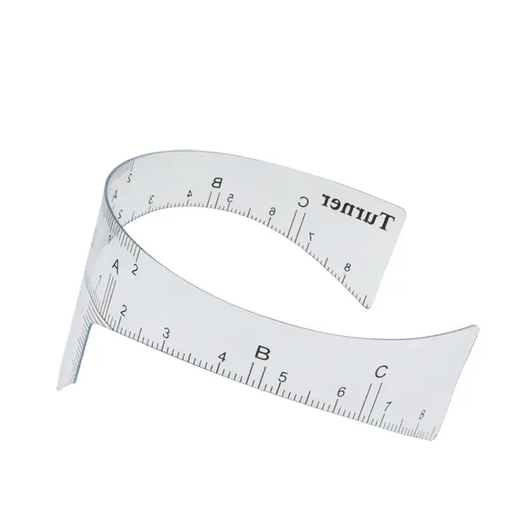 Korean Eyebrow Ruler Set 4 Colors - Image 4