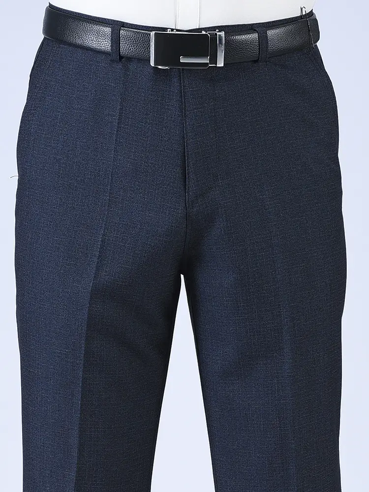 Men Blue Thin Waistband Pants Large - Image 24