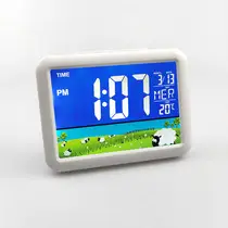 Ultra-Thin Foldable Desktop Clock with Travel Alarm & Date Display — feature 26