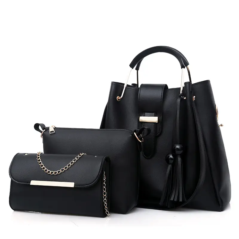 White 2-Piece Handbag Set for Women 2023 - Image 2