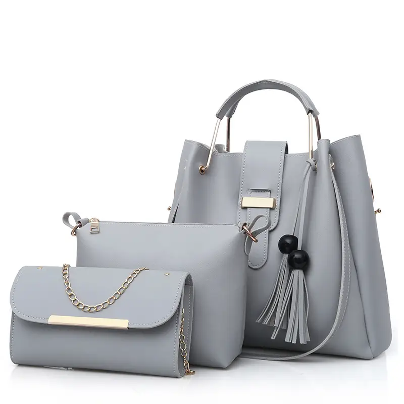 White 2-Piece Handbag Set for Women 2023 - Image 5