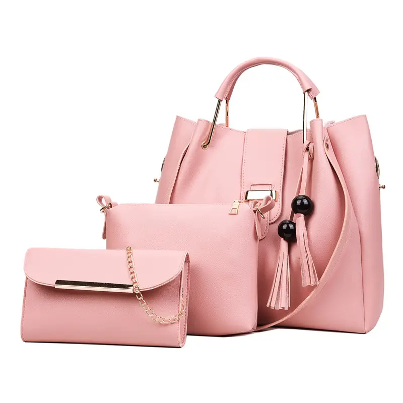 White 2-Piece Handbag Set for Women 2023 - Image 9