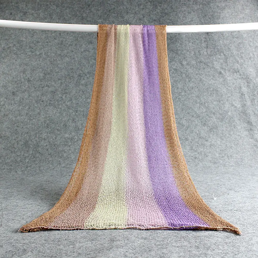 Rainbow Elastic Wrap for Newborn Photo Props - Image 2