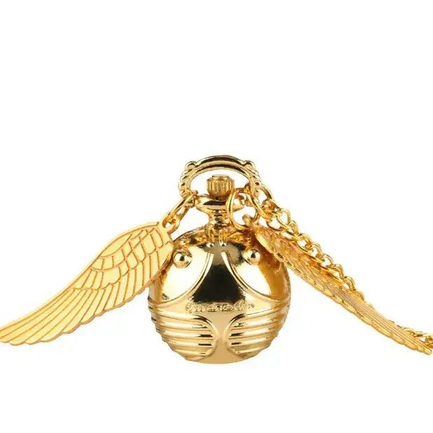 Golden Wings Pocket Watch Necklace for Men - Image 10